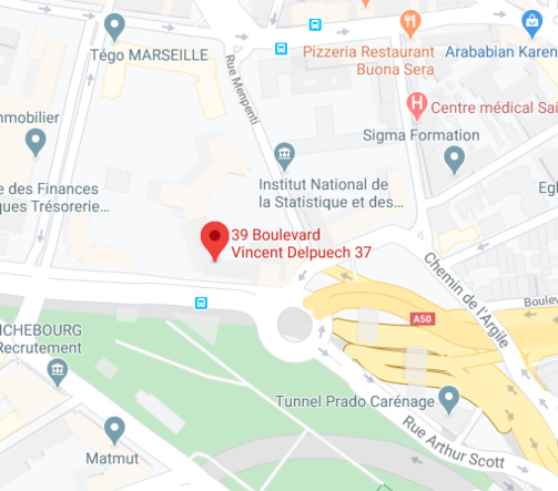 Informations et Plan d'accès URPS ChD Marseille