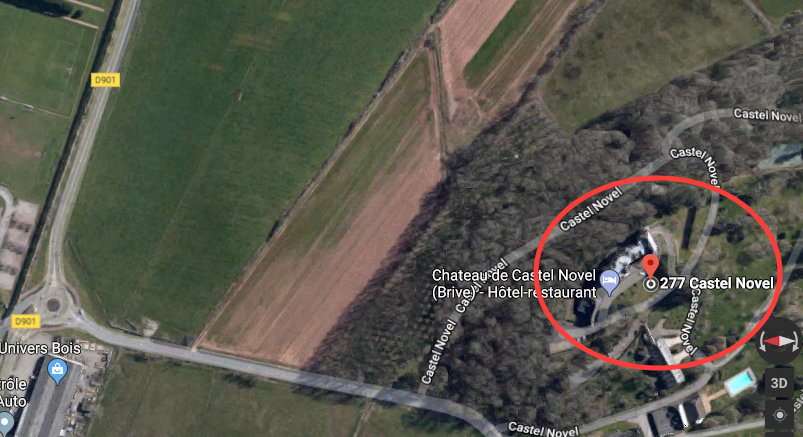 Session à Castel Novel (Varetz Dpt. 19) - Informations et Plan d'accès